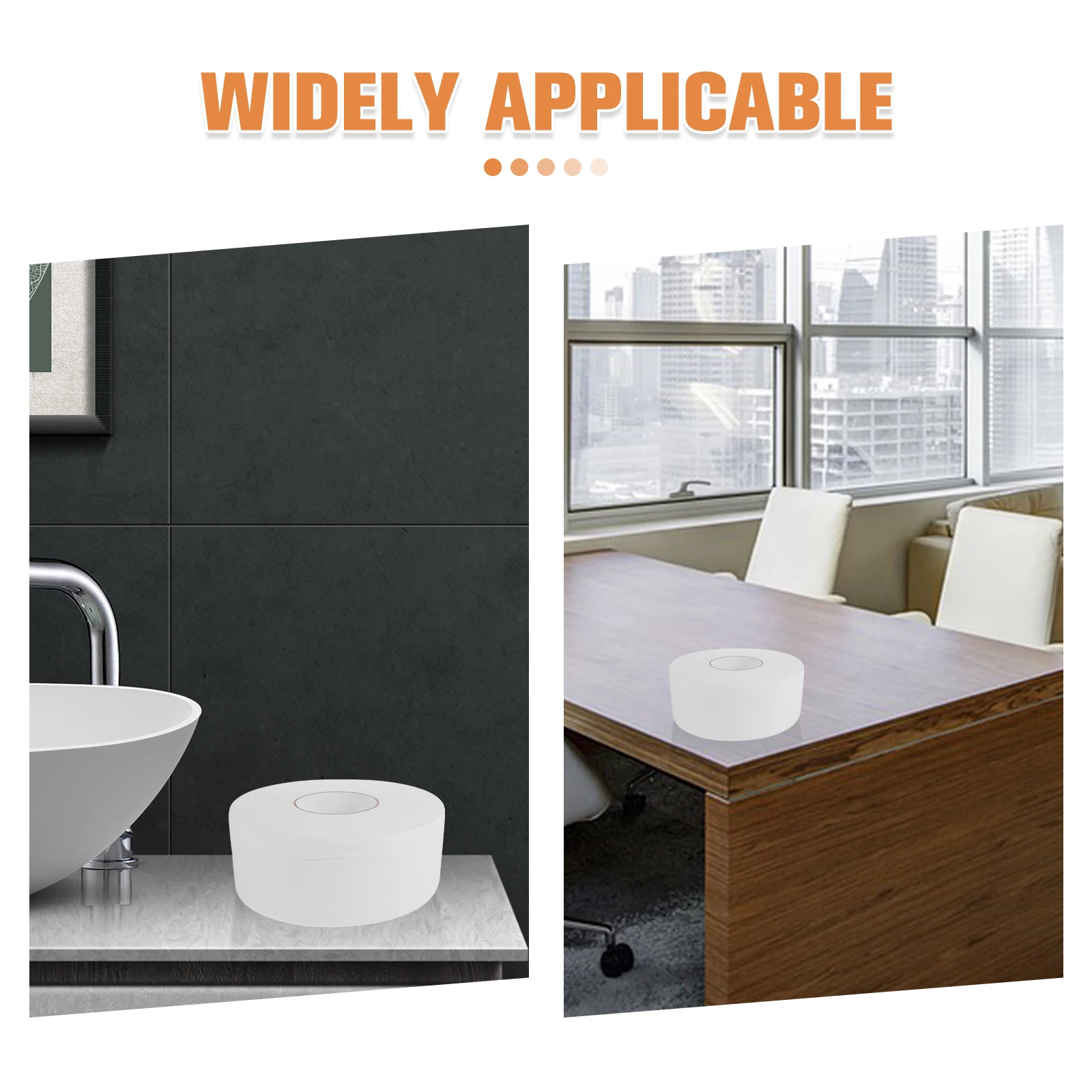 600G Duża Rolka Papieru Toaletowego 4-warstwowy Mocny Absorbent Artykuł Łazienkowy do Codziennego Użytku w Domu lub Biurze