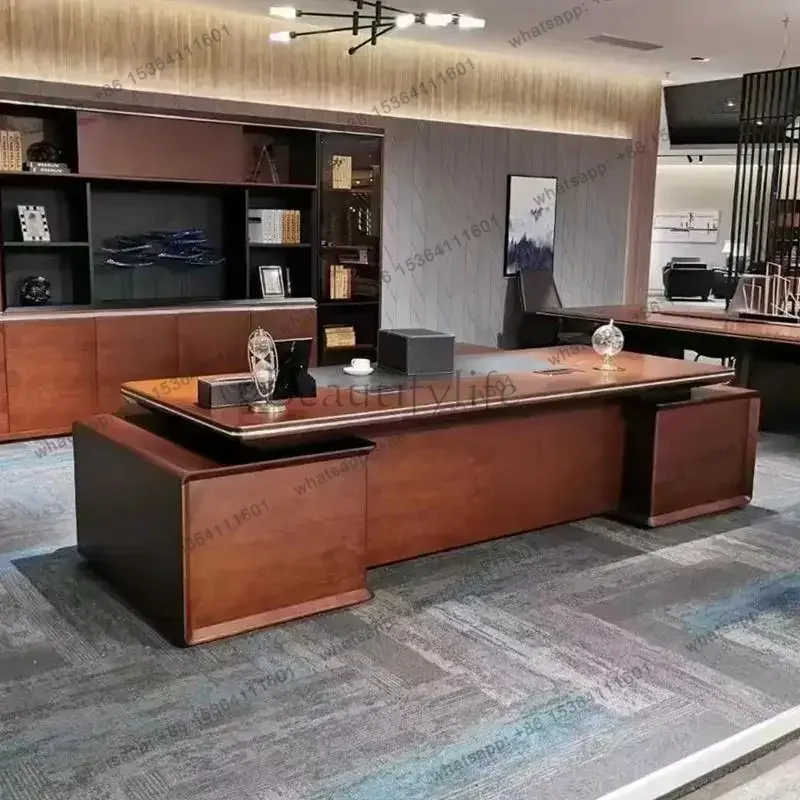 LD Designer Quality Computer Desks Reception Corner Storage Dark Computer Desks Organizer Conference Escritorio