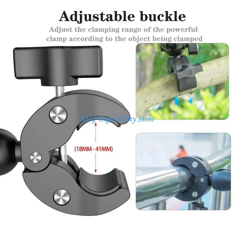 

U75B Mount Bracket for Action Cameras Clamp Mount Enhances Filming Experience