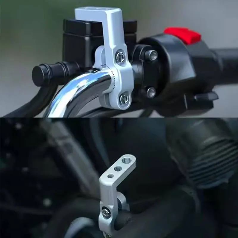 دراجة نارية دراجة تمديد قوس توسيع حامل المقود جبل الهاتف المحمول الملاحة حامل للأنابيب قطر 22 مللي متر #2