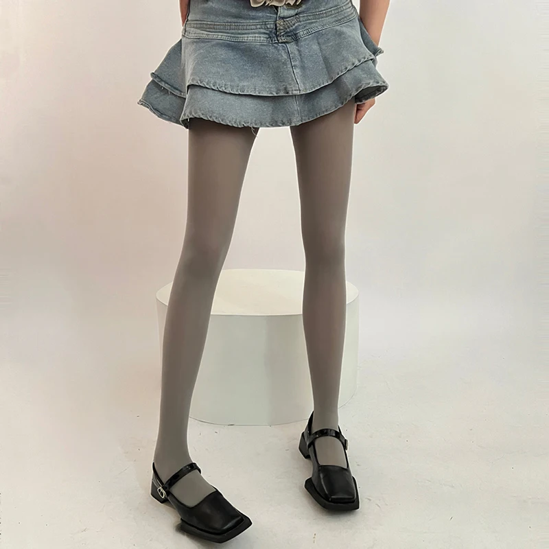 Süße Mädchen Bunte Elastische Lange Strumpfwaren Strümpfe Frauen Candy Farbe Sexy Strumpfhosen Frühling Herbst Warme Samt Nahtlose Strumpfhosen – Detail 11