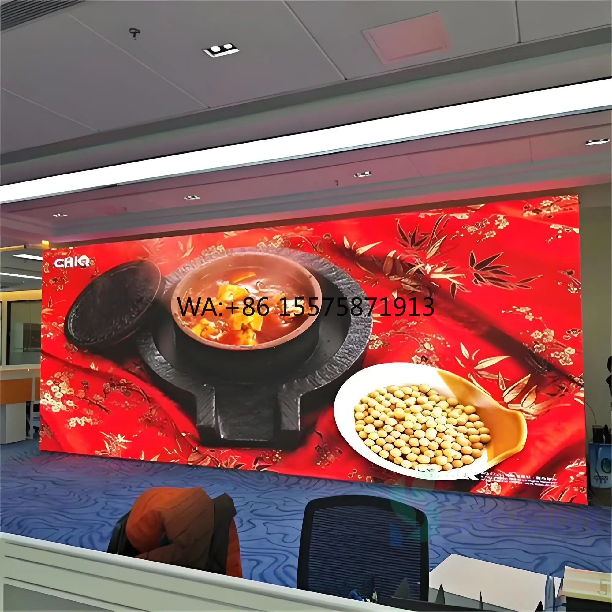 

Настраиваемый внутренний светодиодный экран, анимационный видеофон, светодиодная видеостена, настенный светодиодный экран P1.25