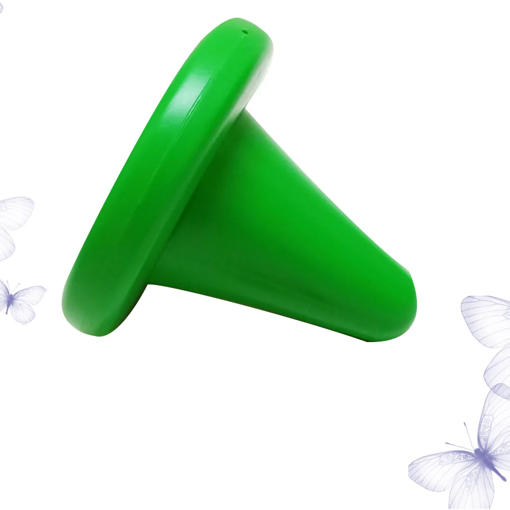 Cadeira de equilíbrio para crianças, banco de plástico premium com pés únicos, treinamento de equilíbrio infantil, jogo de assento em sala de aula, verde