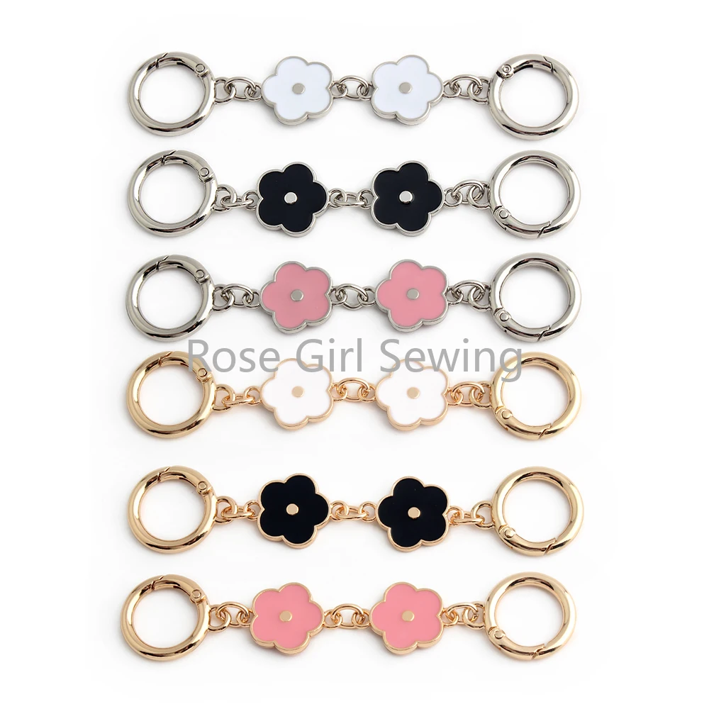 2/10/20PCS 12.5-13cm Moon/Flower Shape Bag Chain Strap Extender For Hanging Purse Clutch Handbag Bag Extension Chain Accessories