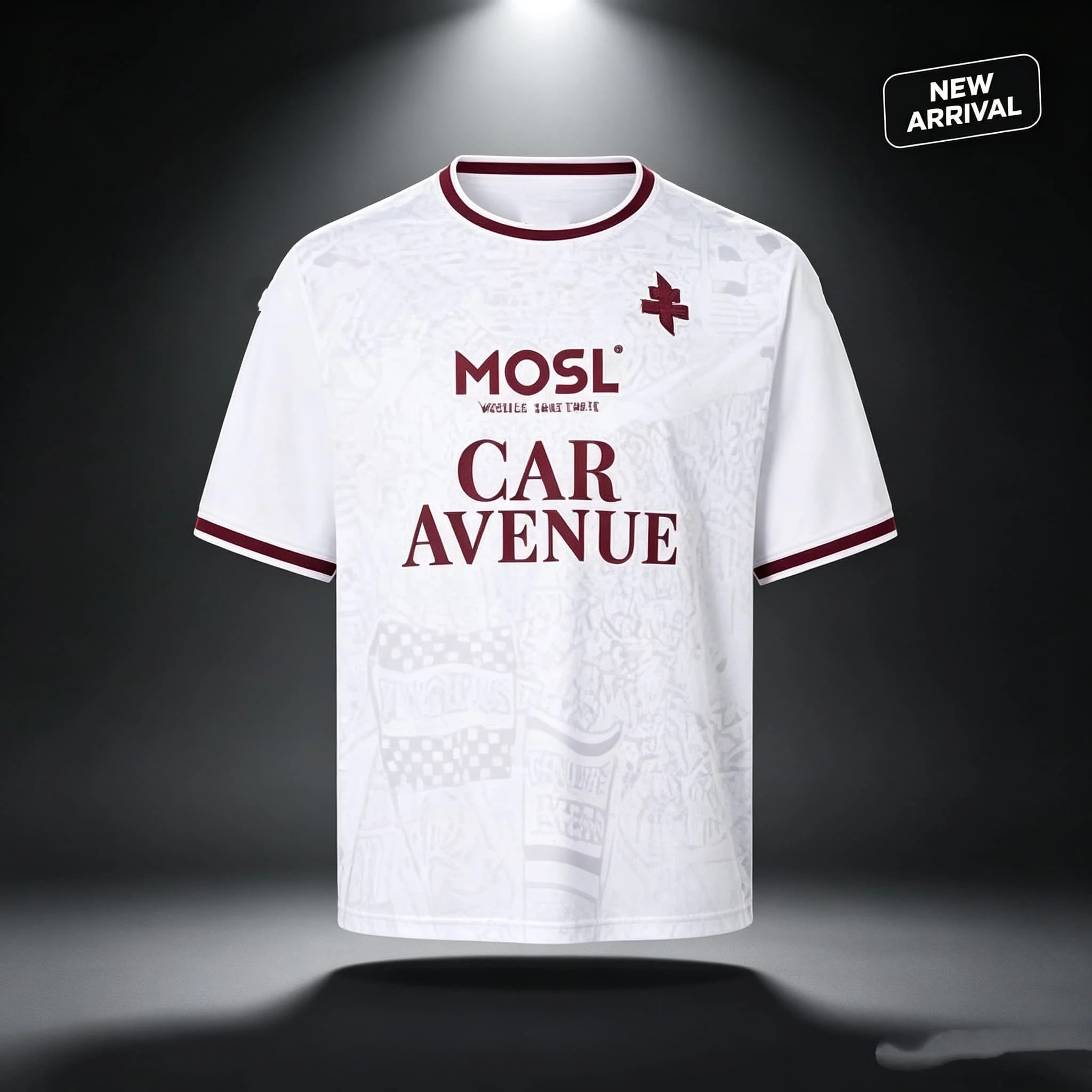 26 New FC Metz Men Soccer Jersey 2‑Colors Optional Short Sleeve Football Shirt Quick‑Dry Breathable Polyester Sport Top Crew Fan