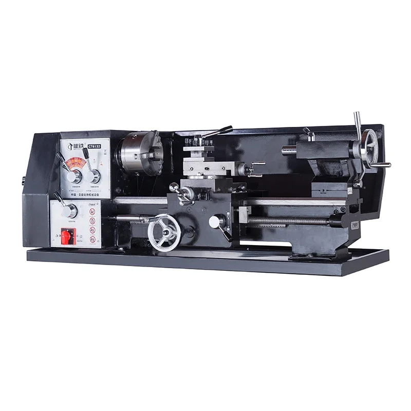 CT6132 Horizontal Metal Lathe Manual Precision Bench Lathe Spindle Bore 38mm Lathe Machine for Hobby