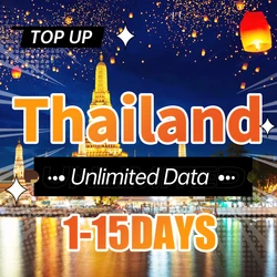 Thailand Prepaid Sim Card Unlimited Data 4G High Speed Bangkok Travel sim card support eSlM