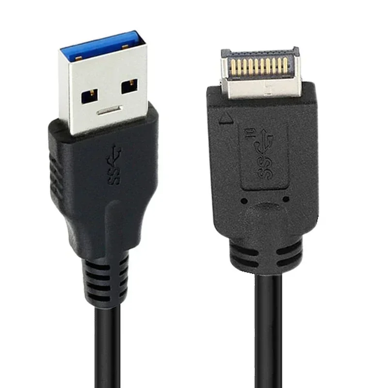 High Speed 5Gbps USB 3.1 Type-E Front Panel Male to USB 3.0 Male AM Motherboard Connection Cable