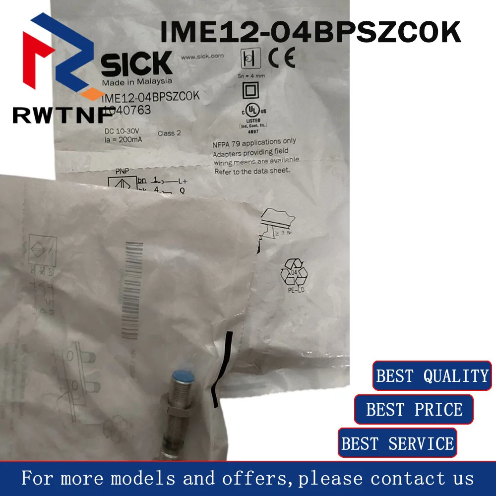 Brand New Genuine IME12-04BPSZC0K SICK PNP output Proximity switch sensor 1040763,100% original warehouse stock