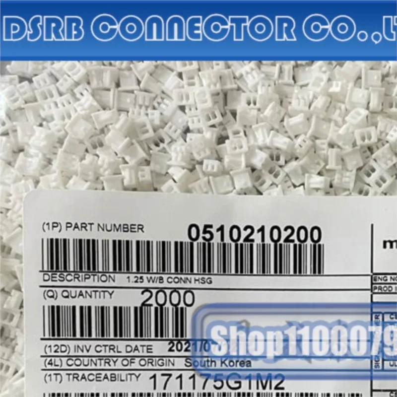 

100pcs/lot 51021-0200 510210200 Plastic shell 2P 100% New and Original