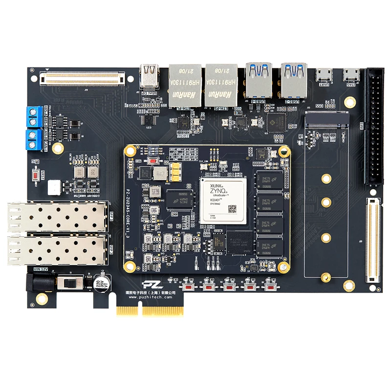 Puzhi ZU4EV Evaluation Kit Xilinx ZYNQ UltraScale XCZU4EV FPGA Development Board PCIE USB3.0