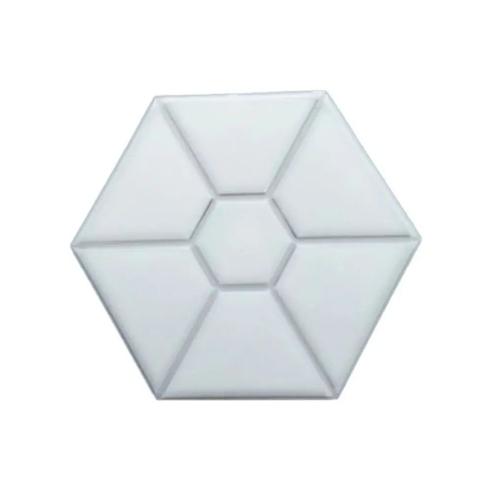 1Pcs 12.5x4cm Paving Brick Mould Hexagonal Reusable Concrete Path Maker Mold Plastic DIY Walkway Brick Mold