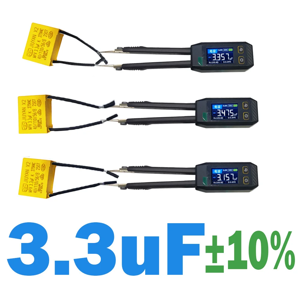3.3UF 275VAC Anti-Light Flash X2 335K K Safety Capacitor for Smart Touch Switches Capacitors for lighting without Neutral