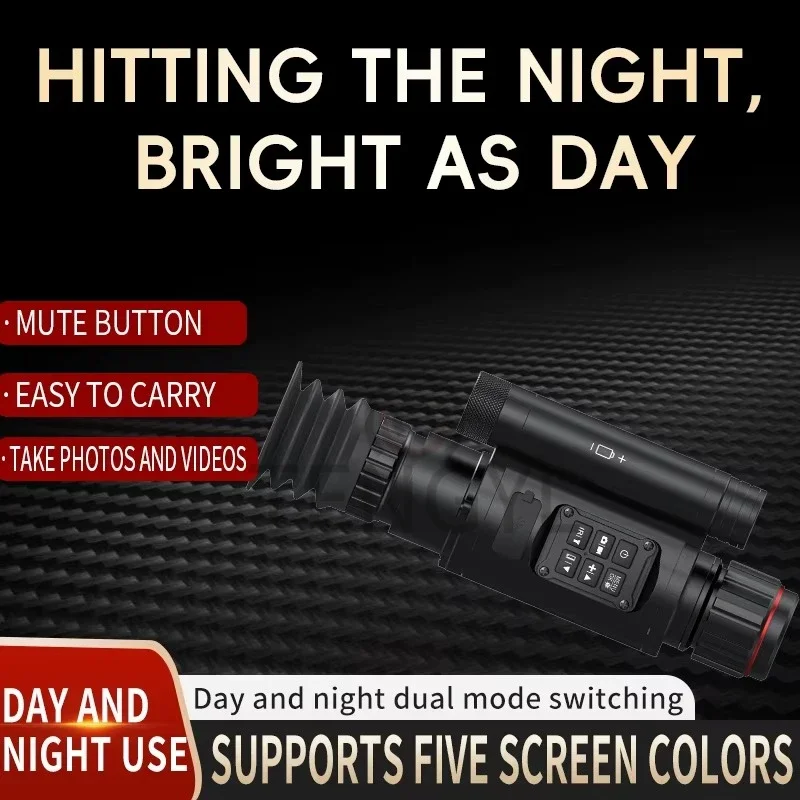 

NV076-850 Monocular, RangeFinder Infrared Night Vision Riflescope, Hunting Camera, Outdoor Digital Telescope, Tactical Accessor