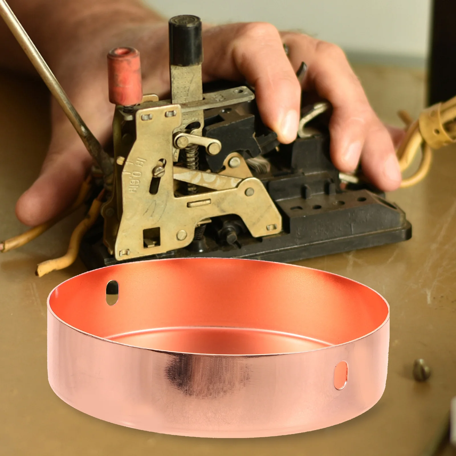 1 set Ceiling Light Cover Plate Iron Round Canopy Kit Rust-Resistant For Pendant Chandelier Mounting Modern Light Fixture Decor