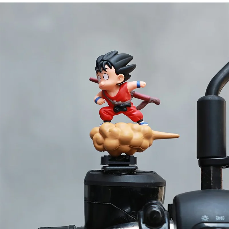 Dragon Ball Son Goku Anime Figurines Dolls Figurines Motorcycle Decorations Cars Bicycles Electric Scooters External Ornaments