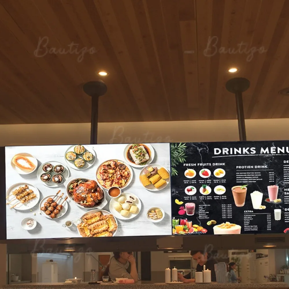 

Custom LED Light Box Sign Backlit Menu Board Illuminated Poster Display Ultra-Thin Poster Hanging Sign Restaurant Burger Shop