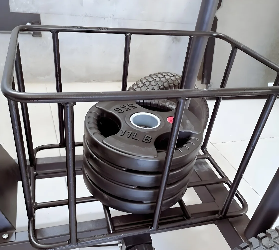 Commercial Gym Equipment Adjustable Weight Cardio Training Sled Car Tank Sled with Resistance