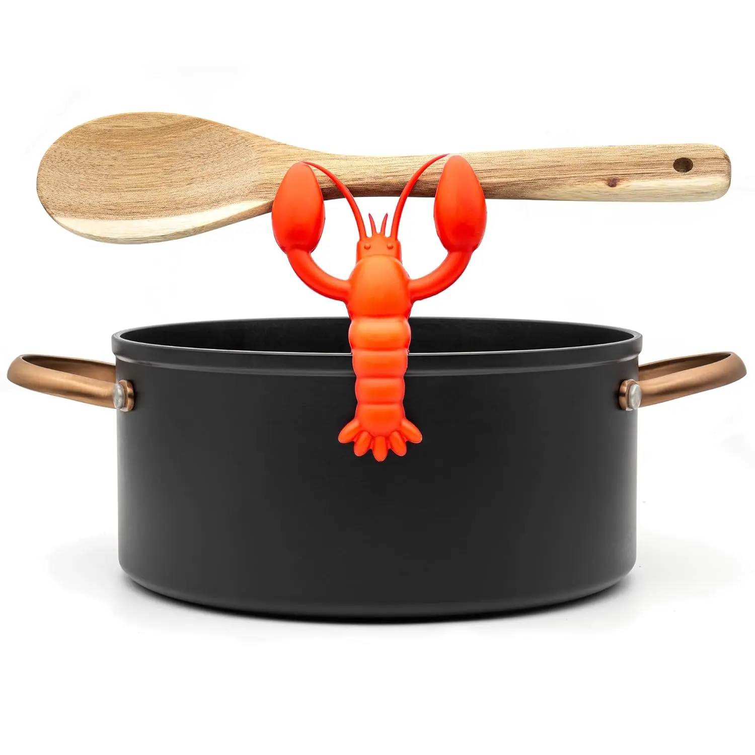 

The Lobster Silicone Utensil Rest - Kitchen Gifts, Silicone Spoon Rest for Stove Top - Heat-Resistant, Funny Kitchen Gifts, Cook