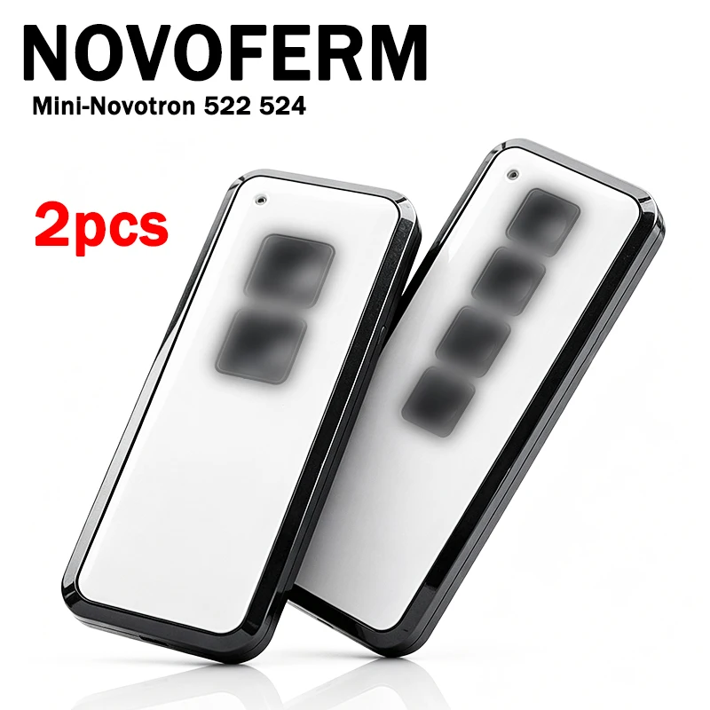 NOVOFERM Remote Control for NOVOTRON Mini 502 MAX43-2 504 MAX43-4 512 522 524 433.92MHz Garage Door Remote Control Keyfob Opener
