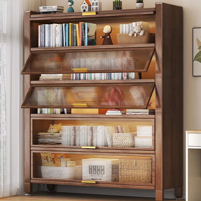 Glass Cube Bookcases Vintage Storage Organizer Interior Aesthetic Bookcases Decoration Designs Estante Livros Trendy Furniture