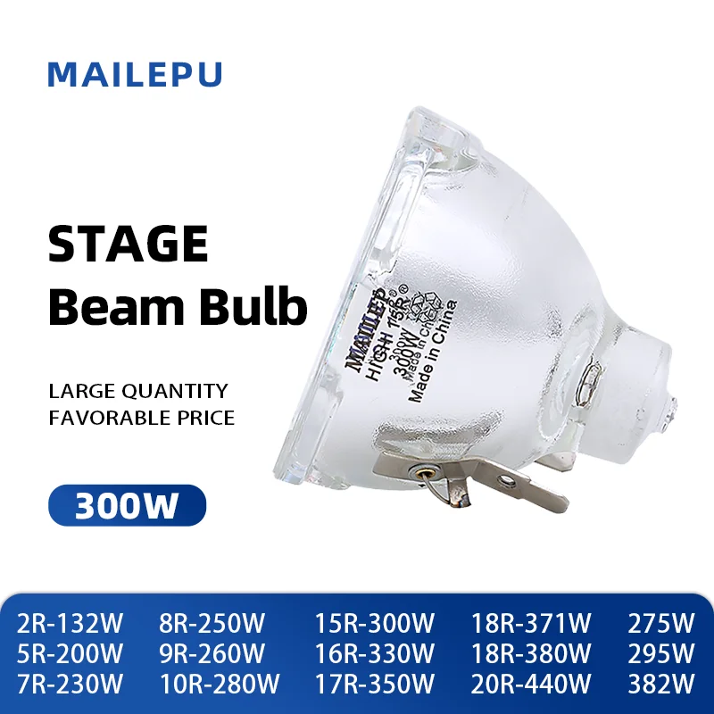 15R 300w Sharpy Beam / Moving Head Spotlight 15R 300w With Ballast Platinum Stage Light Stage Lamp