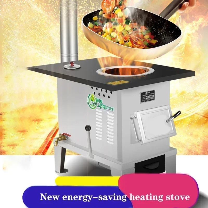 Home Electric Household Indoor Smokeless Gasification Heating Stove Oven Roasted Sweet Potatoes Non-Stick Smokeless Wood Stove T