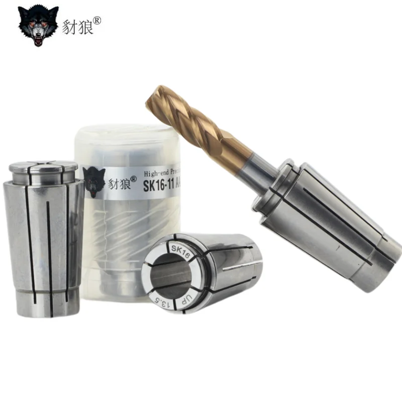 

Цанга SK10 Высокоточная 0,003 Цанга SK Патрон Токарный станок с ЧПУ Фрезерный патрон Цанговый держатель инструмента 1 ~ 10 мм 1/8 отверстий Цанга патрона