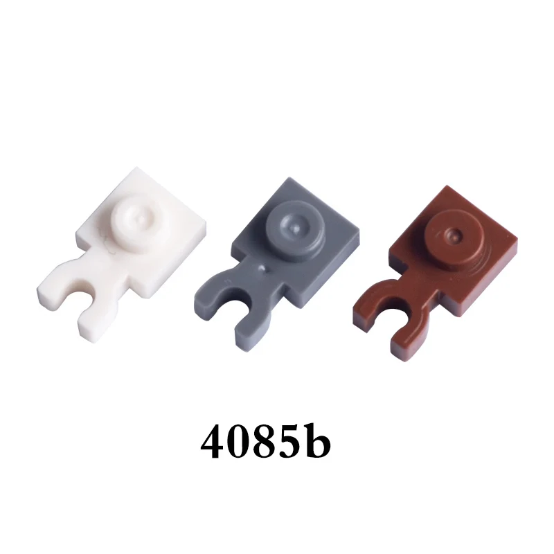 Building Block MOC Part Thin Brick 1x1 with Lateral Horizontal Clamps  Movable Joint Connections Compatible with part 4085b