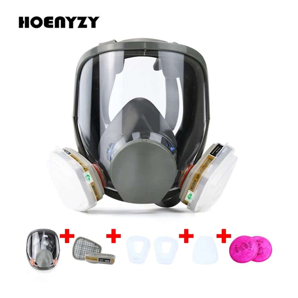 Anti-Fog 6800 Full Face Gas Mask Industrial Painting Spraying Respirator Safety Work Filter Formaldehyde Protection