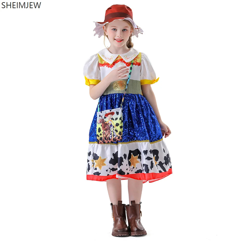 

Halloween Toy Carnival Spotted Dress Children's Story Princess Dress Girl Masquerade Birthday Party Stage Performance Costume