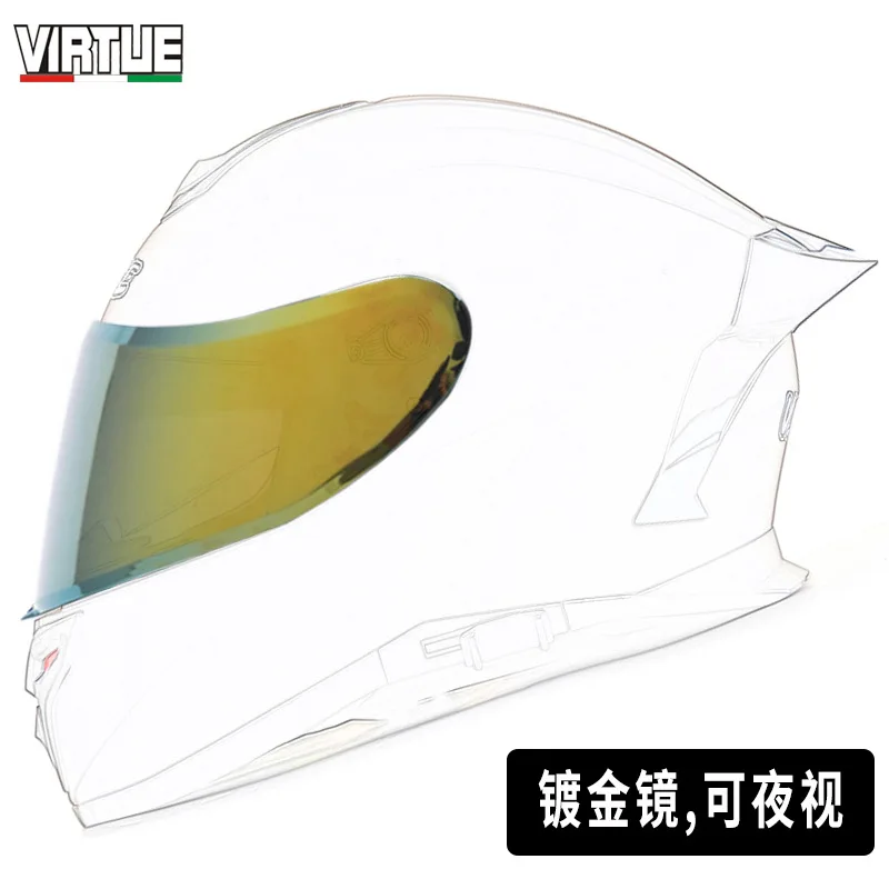 قناع خوذة الدراجة النارية لعدسات VIRTUE 820 Helm Casco Motociclista