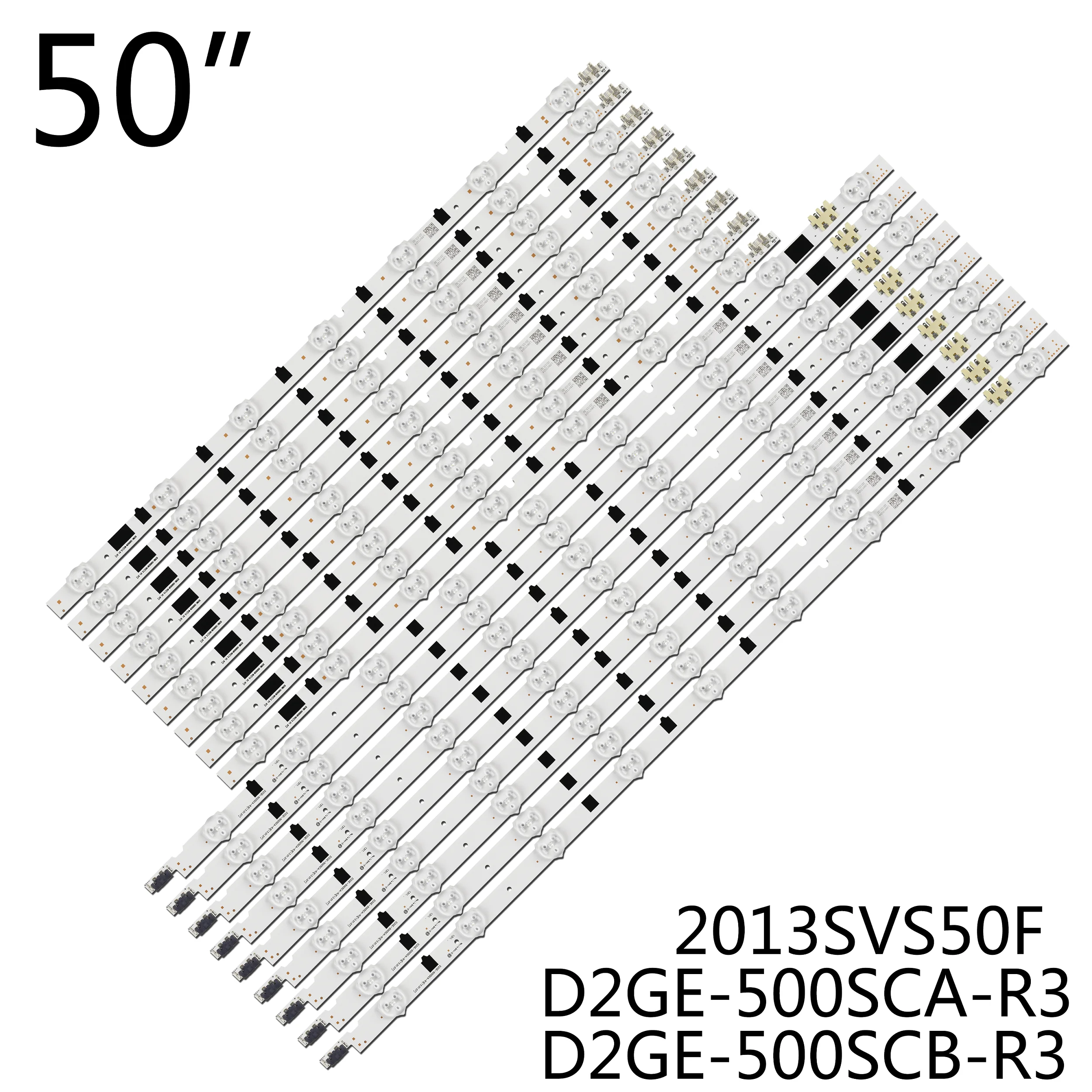 

18 PCS LED backlight strip for Samsung TV UN50F6400AF 2013SVS50F R 7 L 9 D2GE-500SCB-R3 D2GE-500SCA-R3 T500HVF02.4