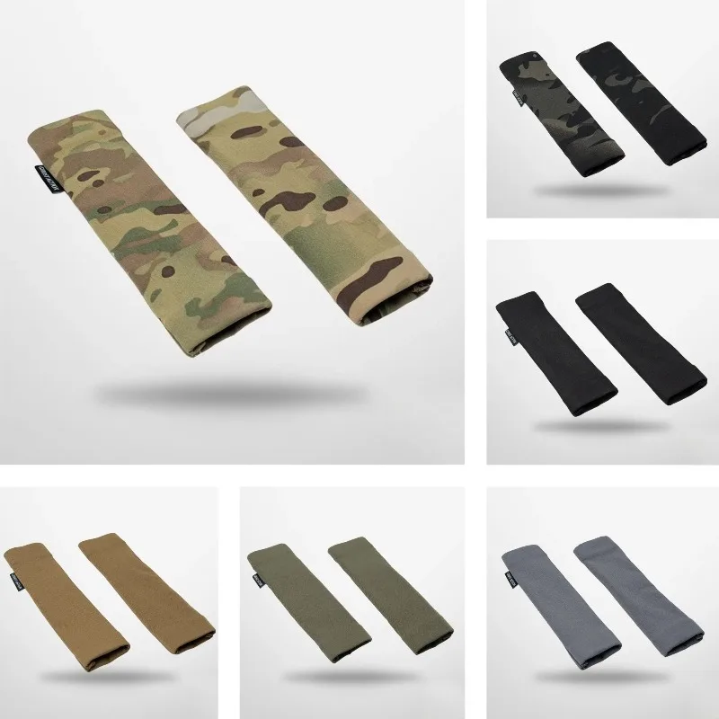 

A Pair Matte Pharaoh Style Universal Elastic Shoulder Pads Tactical Vest Elastic Breathable and Durable Cushioning Pads Hunting