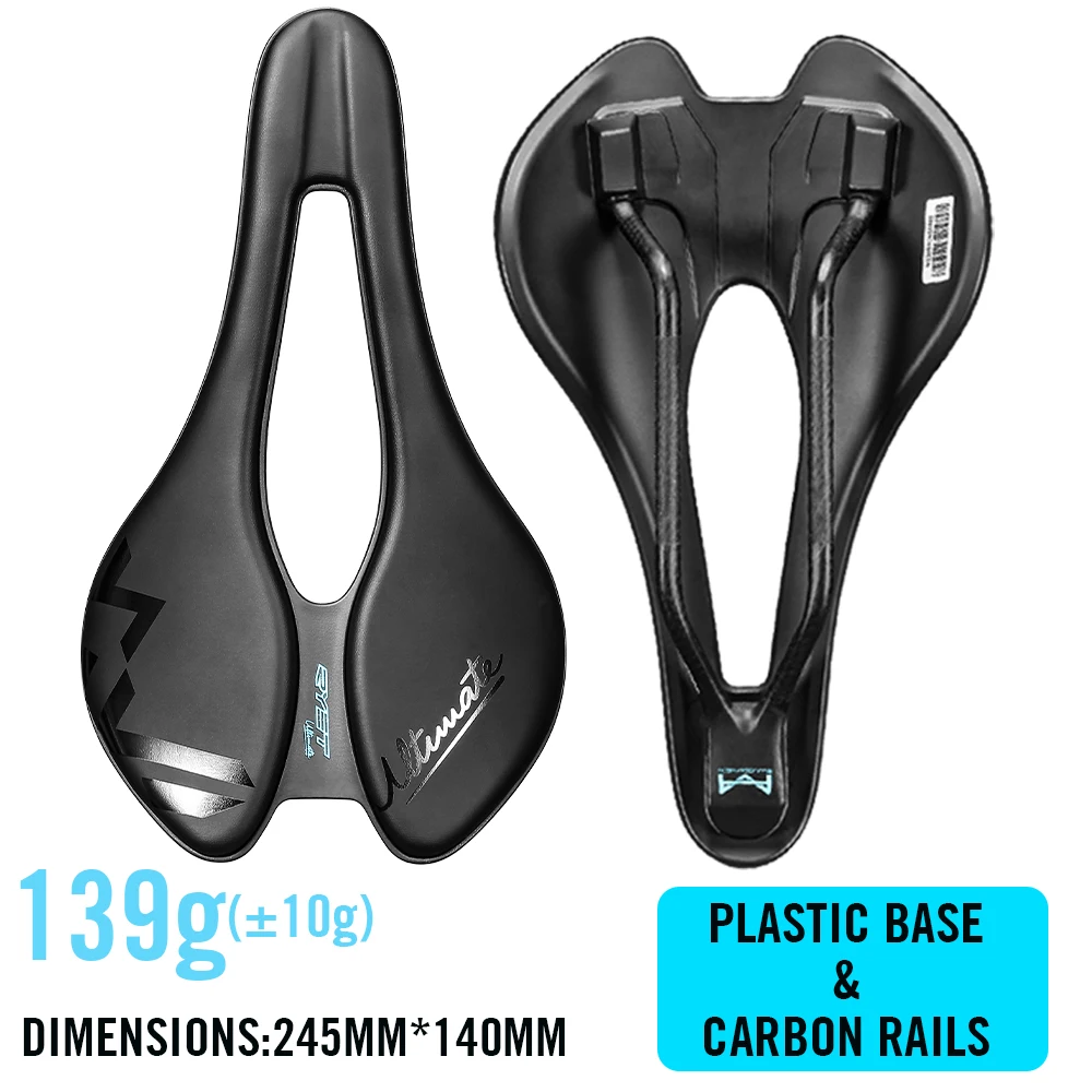 Ryet 3d bedruckter Fahrrads attel ultraleichtes Carbon Eva 245x145mm Fahrrads itz teil MTB Kies Rennrads itz Fahrrad kissen