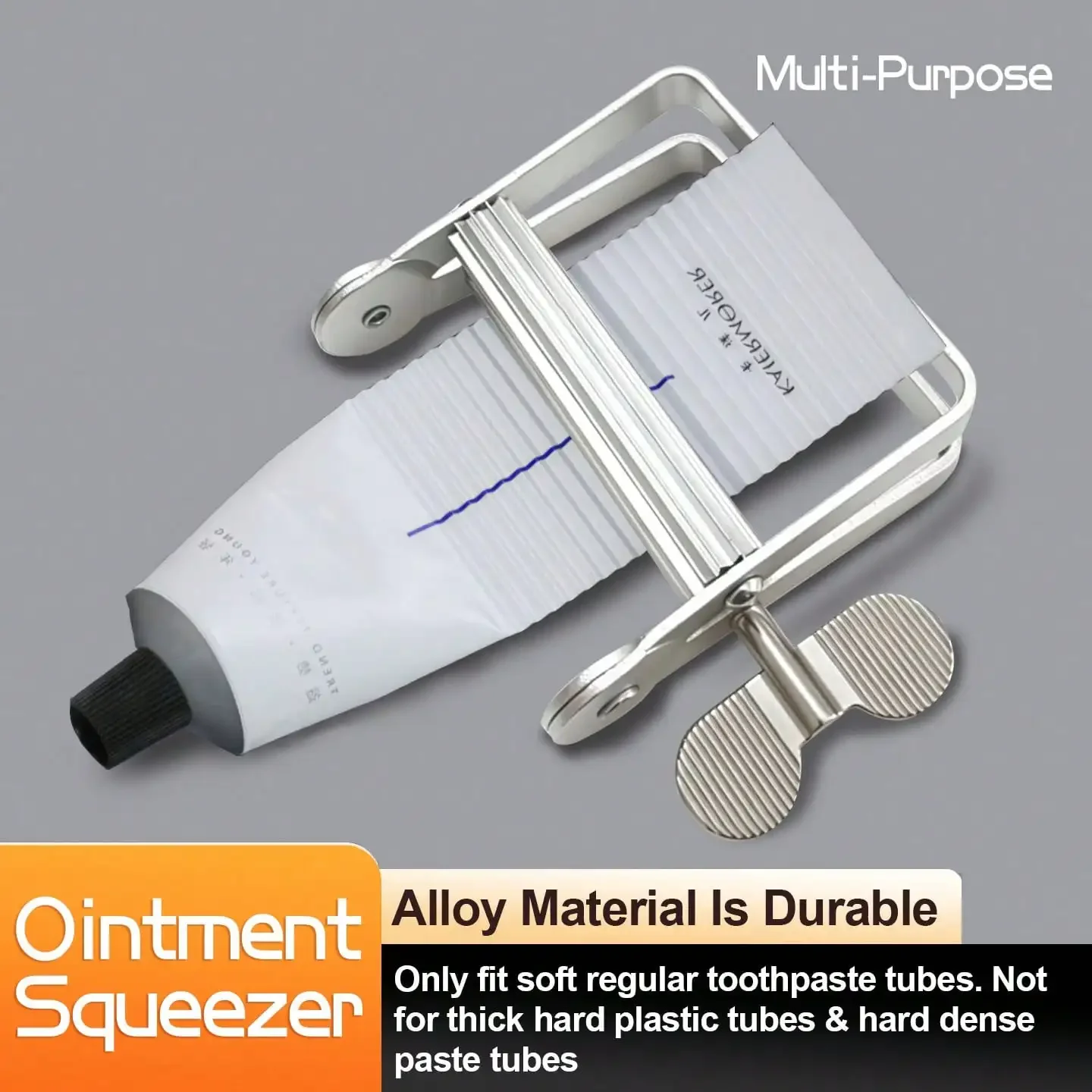 1pc Paint/Toothpaste Squeezer, Suitable For Squeezing Fluid Paints And Toothpastes, This Labor-Saving Paint/Toothpaste Squeezer Can Prevent Waste And Save You Money (Squeezer Only, No Other Accessories Included).