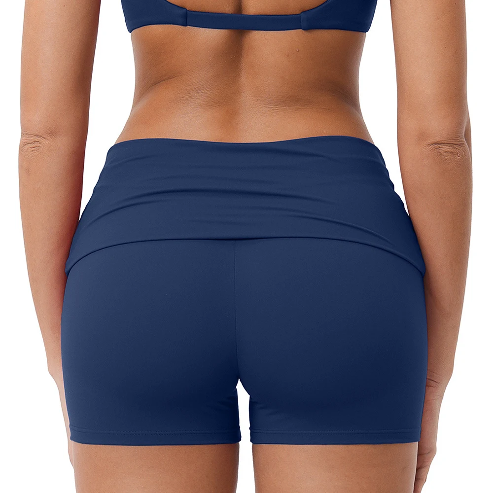 

Women's High-Waist Slimming Yoga Shorts Summer Breathable Sports Fitness Shorts Female Two Fake Pieces for Fitness And Exercise