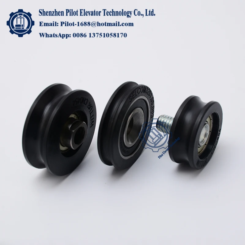 Suitable for Schindler KONE Thyssen Wittur Selcom Elevator Door Hanger Rollers Double-Groove Door Hanger Rollers CNO454 Rollers