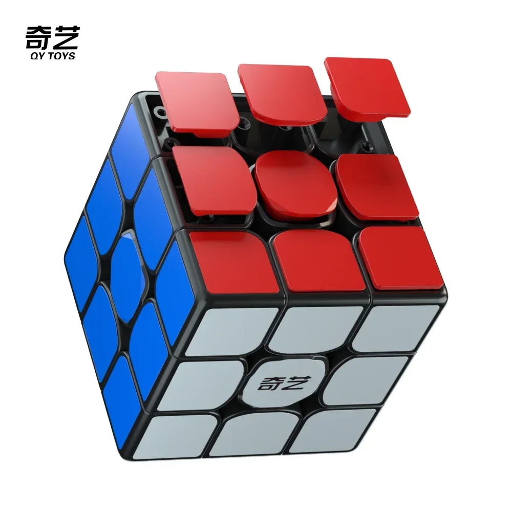 [MeowCube] QiYi QiMeng V3 Cubo magico 3x3 Nero Senza adesivo Cubo magico pratico Puzzle professionale Giocattolo educativo magico per bambini