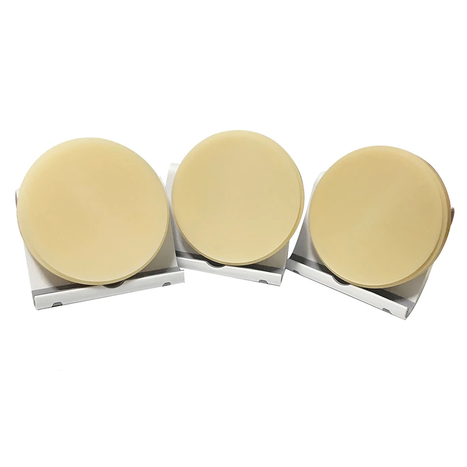 DENXY 1 Stück Dental PMMA-Scheibe A1 A2 A3 CAD/CAM Fräsharz-Scheibe Zahnarztmaterial für die Herstellung von temporären Brückenrestaurierungen – Detail 4