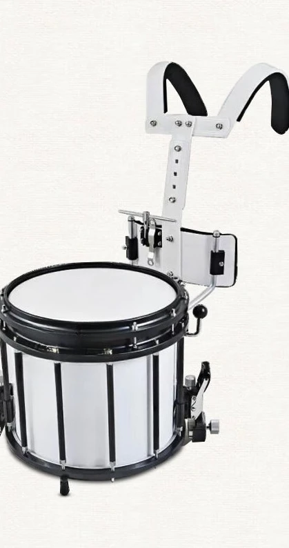 

JBMPZ-1412 Professional Snare Drum with Back Rack Marching Drum Instrument Drum Horn Team Set