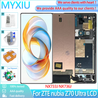 Original AMOLED For ZTE nubia Z70 Ultra LCD Display Touch Screen Digitizer Assembly Replace For nubia Z70Ultra NX733J NX736J LCD