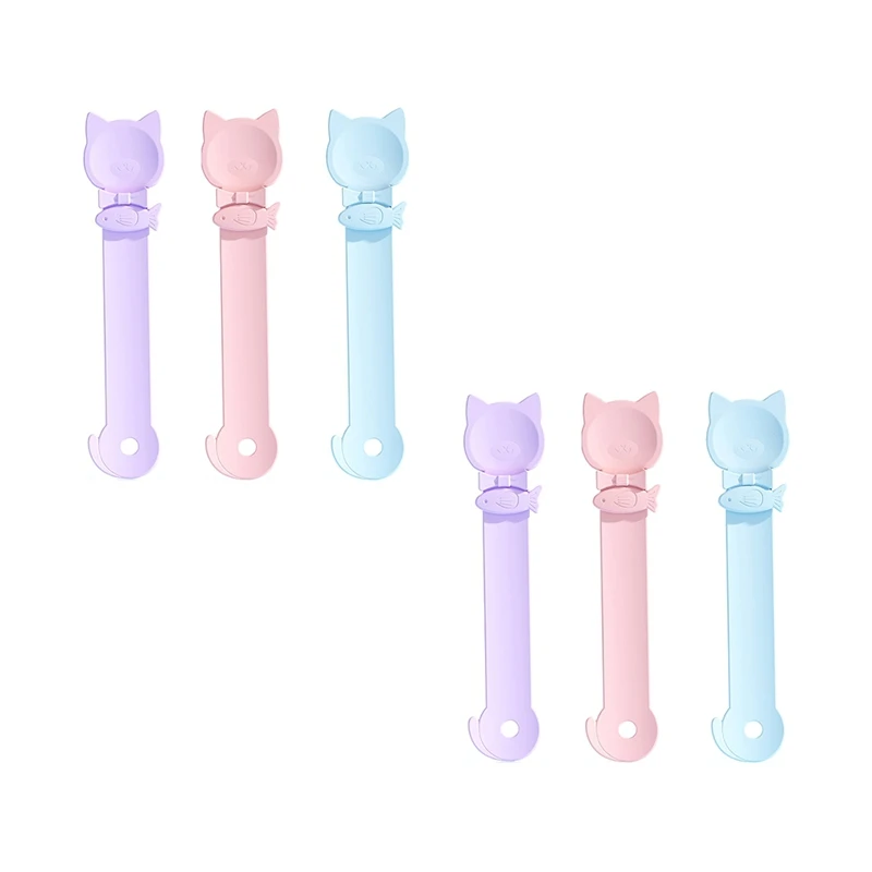 고양이 국수 피더 스퀴즈 스푼, 고양이 국수 스푼 고기 스퀴저, 애완 동물 먹이 스푼
