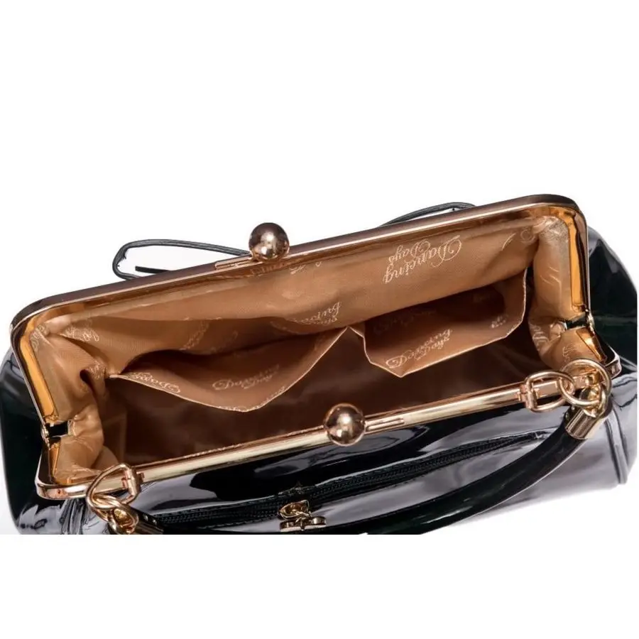 Vintage Rockabilly Retro 50er Jahre Top Handle Bag Handtasche