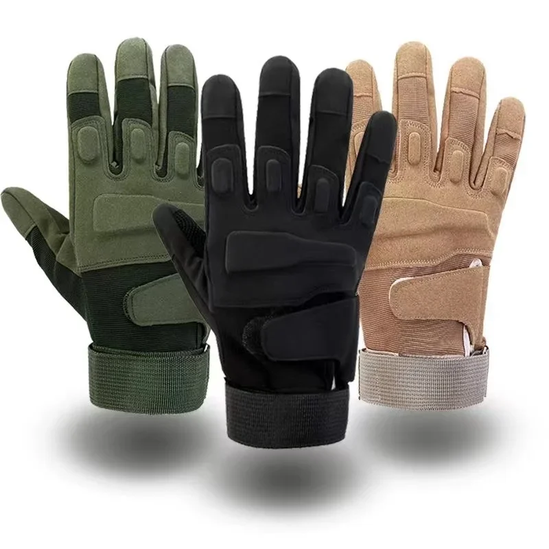 

Outdoor Tactical Full Finger Bicycle Antiskid Cycling Gloves Men Women Paintball Shooting Airsoft Combat Protection Glove