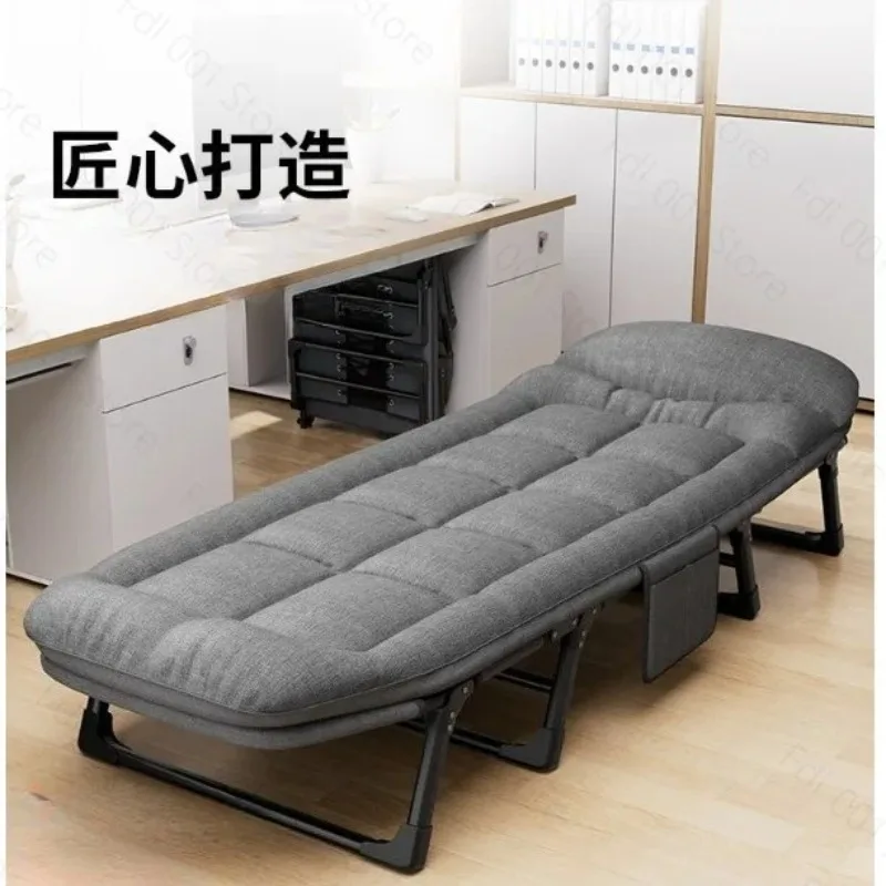 Office Folding Bed Single Recliner Portable Hospital Accompany Bed Nap Camping Cot