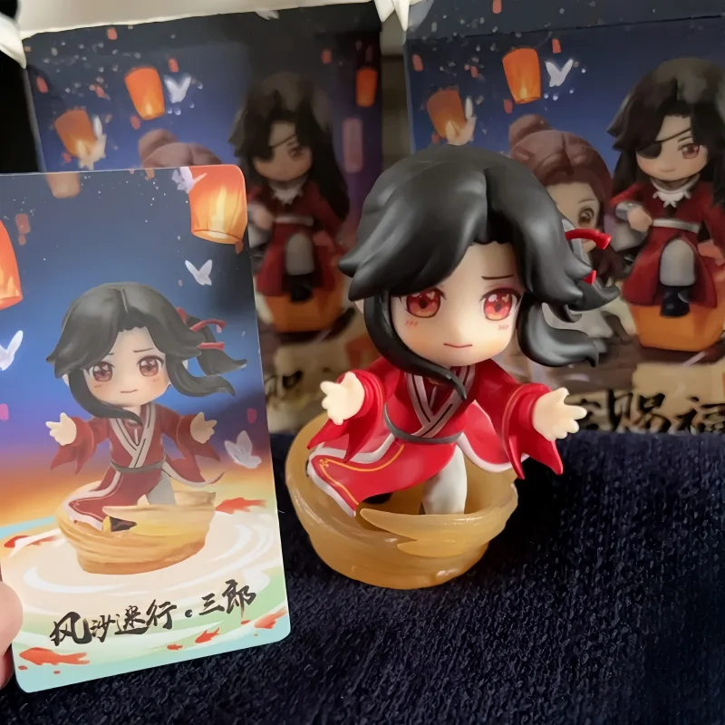 

2025 Tian Guan Ci Fu Аниме Фигурки Слепая коробка Meet You Series Xielian Huacheng Модель Куклы Рисунок Таинственная коробка Детские игрушки Подарки