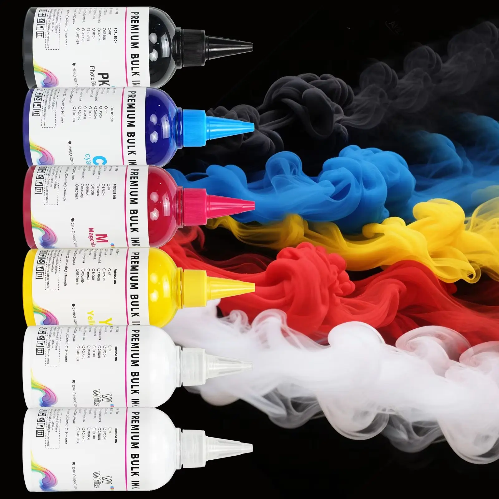 L1800 DTF Printer Ink L18050 Direct To Film Desktop Wide Format DTF Ink Premium High Fluence ET8550 L8050 L805 i3200 i1600 XP600