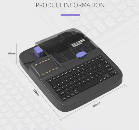 Handheld Bluetooth Number Tube Printer PVC Sleeve Sticker Automatic Numbering Machine Electronic Line Heat Shrinkable Tube