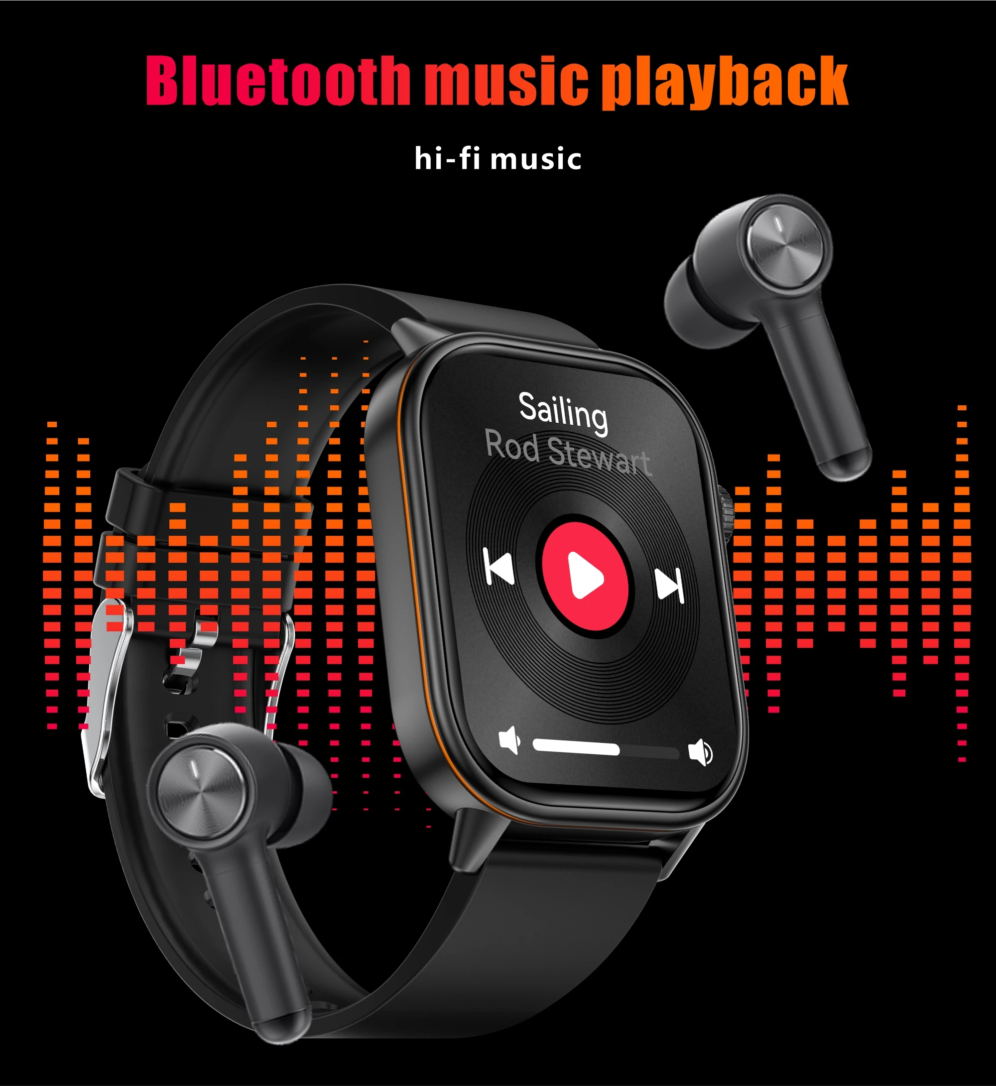 Neue Smartwatch mit integriertem GPS für Sport, Fitness und Pilates, Damenmode, präzise Positionsbestimmung, 5ATM wasserdicht, Bluetooth-Anruf-Armband – Detail 14